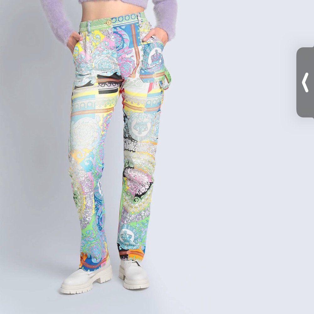 Versace Print Jean
